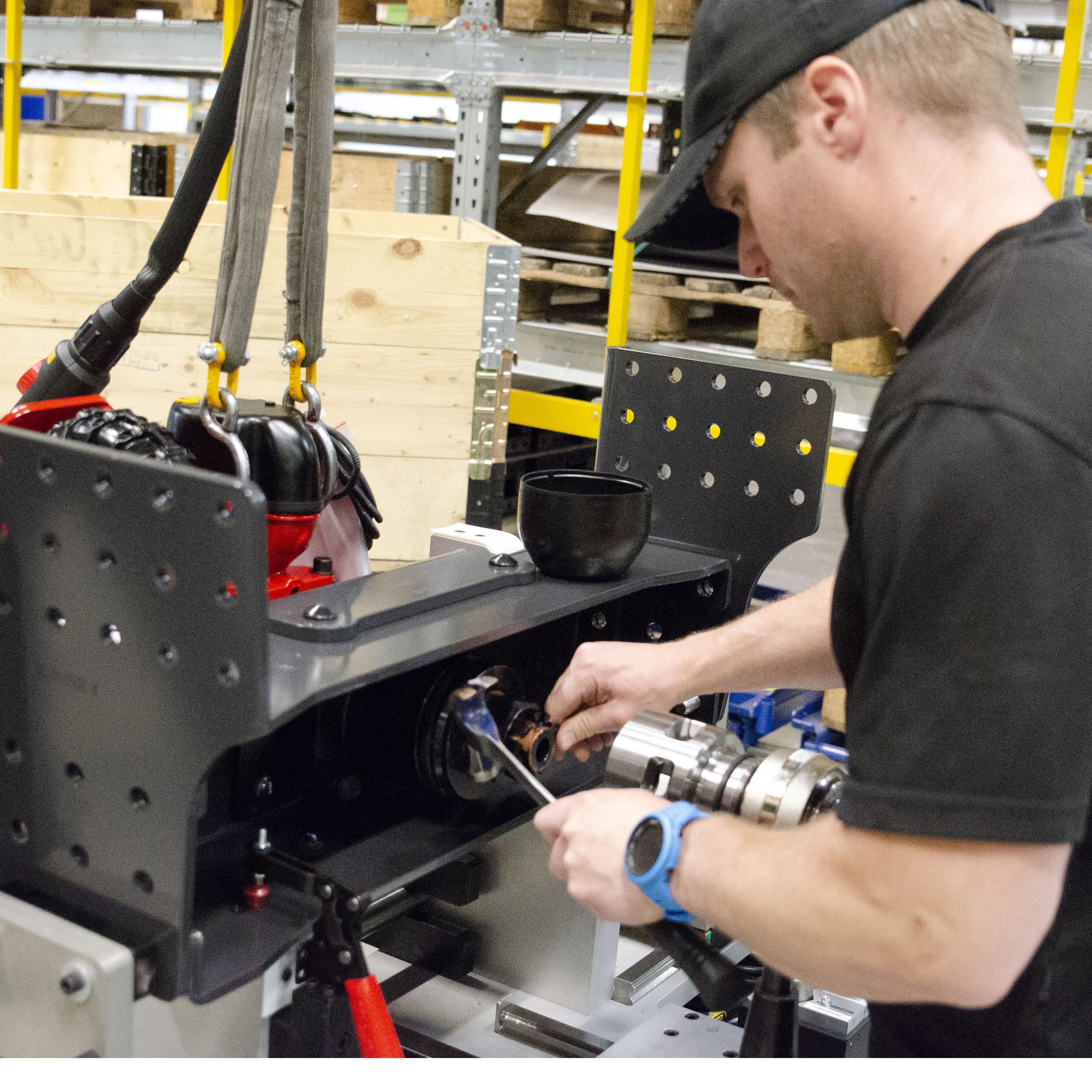 Montering kobling på trækbjælke
