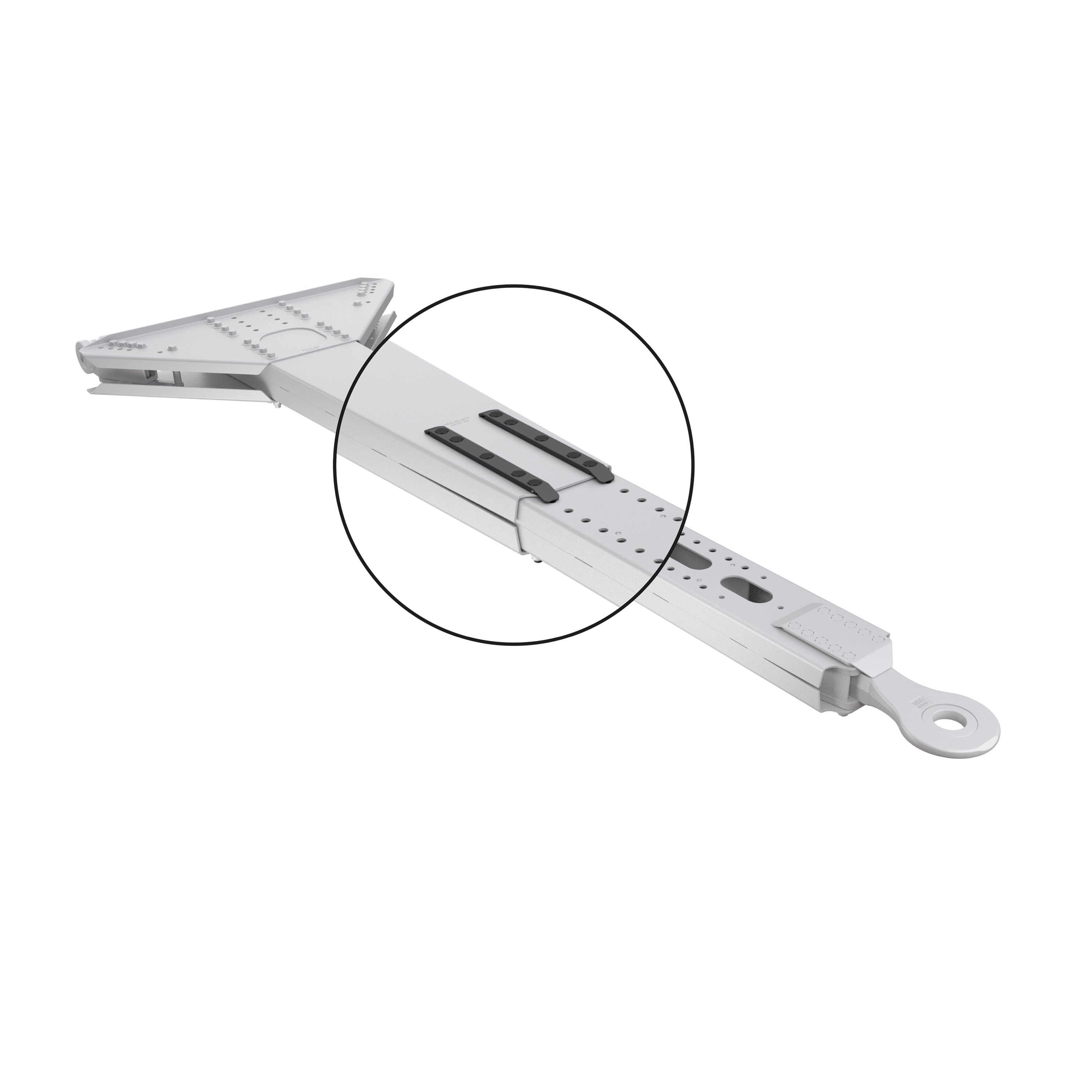 Gleitkonsole, hinten zu Optimal
