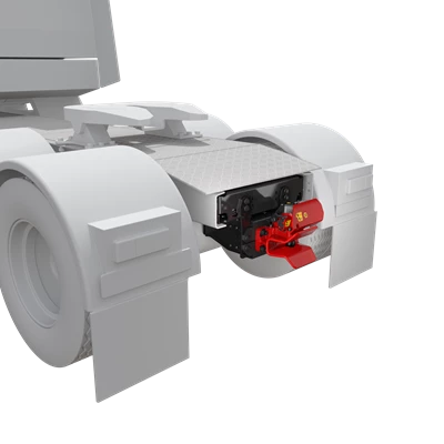 VBG Rangerkobling – monteret på Scania CMS63V-2