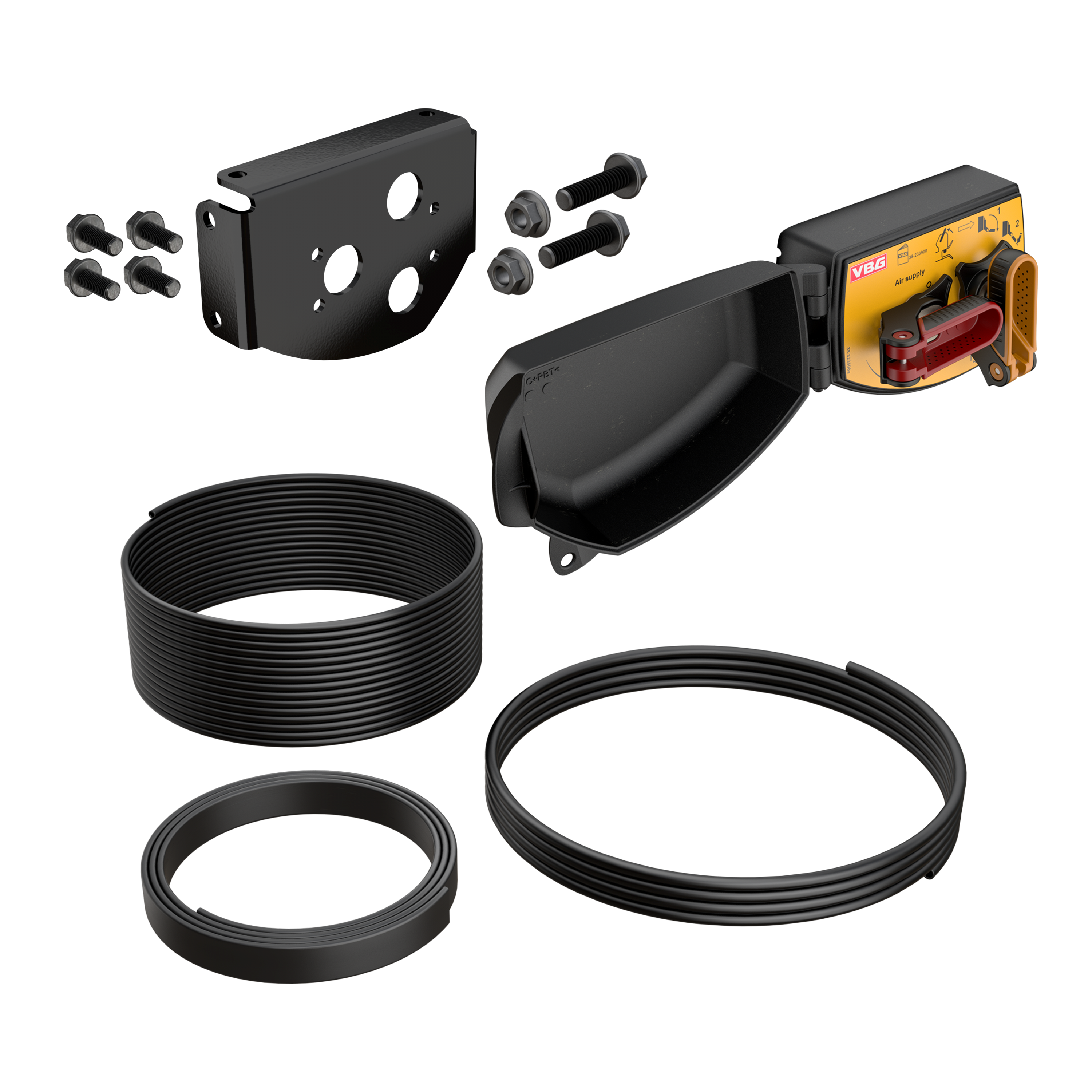 VBG Ventilkastensatz für Montage in das Fahrerhaus