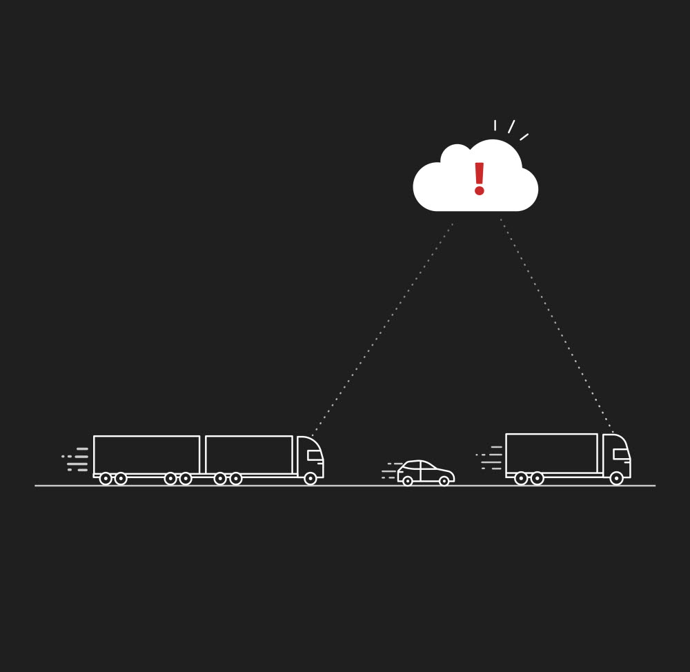 trucks connected to cloud