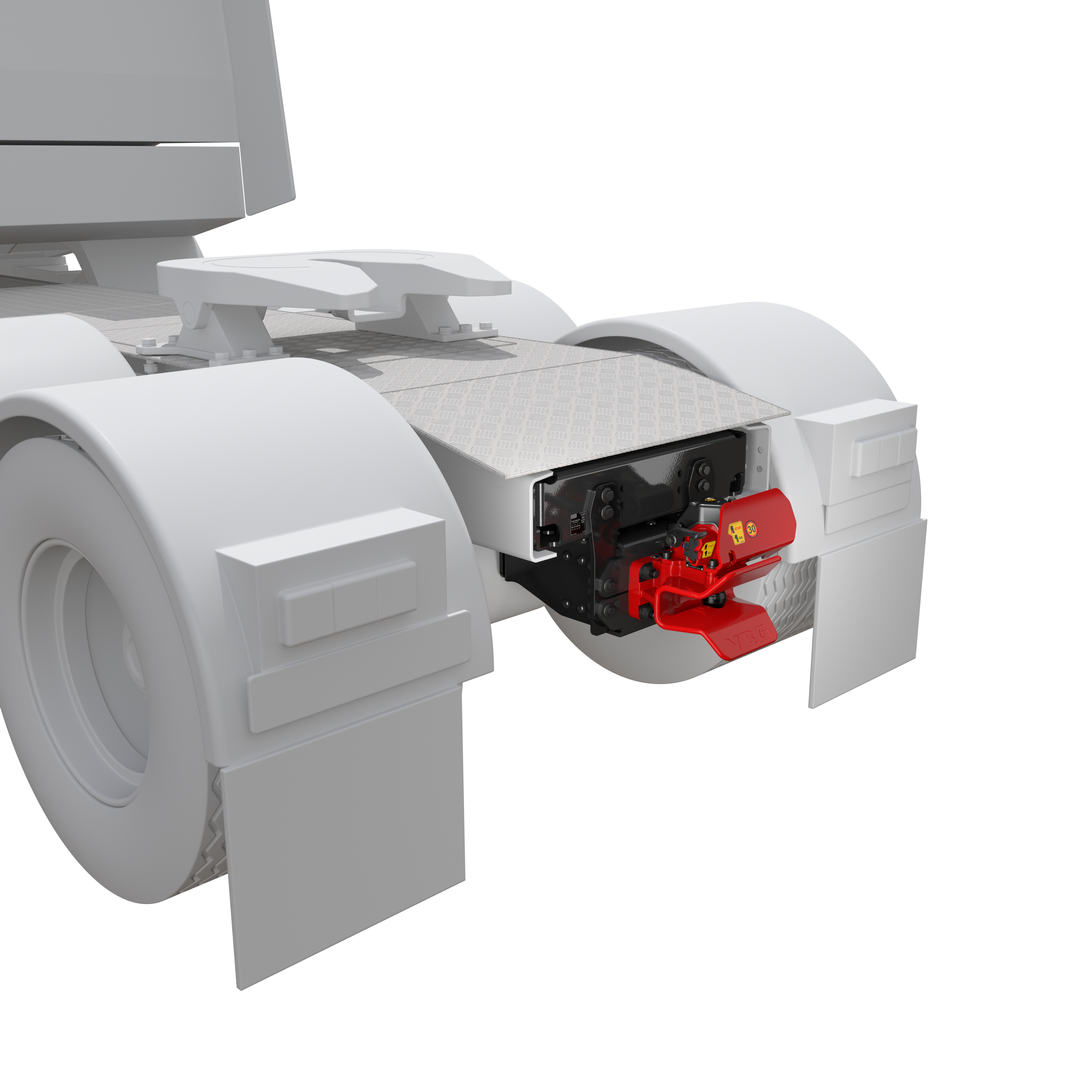 VBG Rangierkupplung – montiert auf Scania CMS63V-2